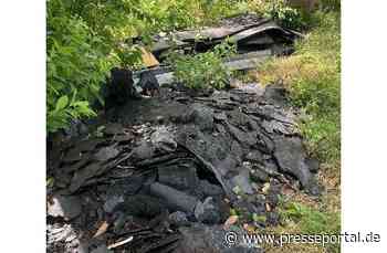 POL-AUR: Friedeburg - Dachpappe und Bauholz illegal entsorgt