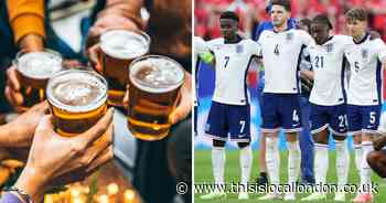Greene King free pint offer for England Euros Semi-Final