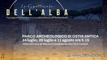 Lo Spettacolo dell’Alba al Parco Archeologico di Ostia Antica