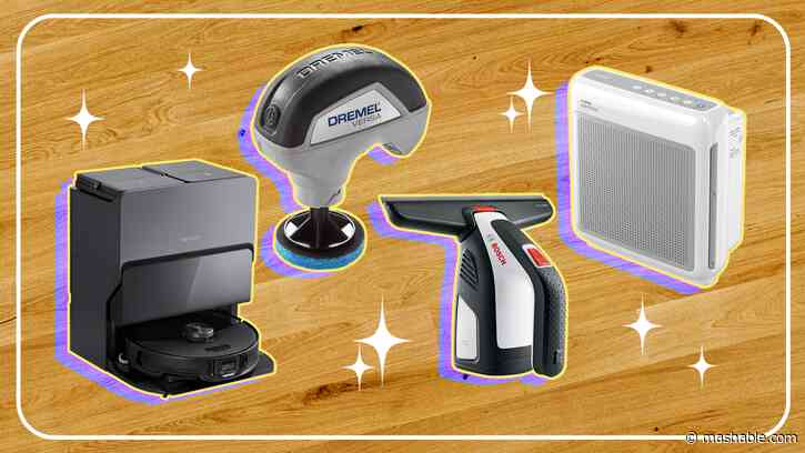 4 gadgets to help keep your home clean, from robot vacuums to electric scrubbers