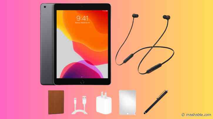Score a grade-A refurbished iPad and Beats Flex headphones for just $200
