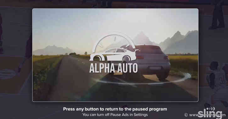 Sling TV is the latest streamer to get those pesky pause ads