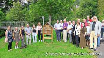 Insektenhotel in Bad Wildbad: Platz für neue Gäste im Kurpark