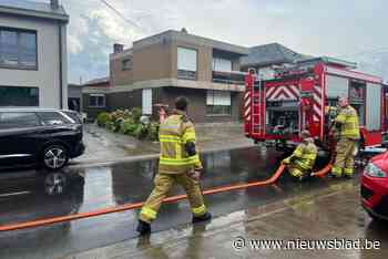 Garagebrand breekt uit tijdens wolkbreuk: brandweer kan snel blussen