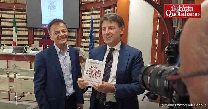 Fassina e il libro contro l’Autonomia: “Più burocrazia e più deficit”. Anche Conte alla presentazione: “Meloni patriota solo per retorica”