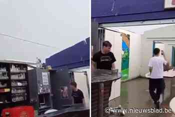 Straffe beelden uit Leest: dak van chirolokaal volledig weggeblazen