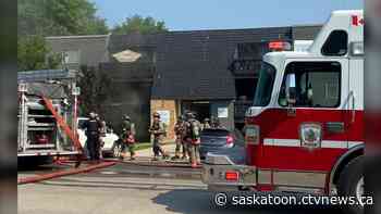 Fire breaks out in Saskatoon basement apartment