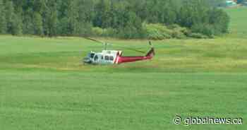 No injuries after midair collision between plane, helicopter northwest of Edmonton