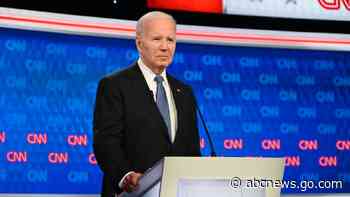 Democrats' debate over Biden in stark contrast to GOP message discipline on Trump