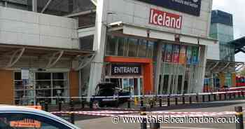 The Range, Brewery Shopping Centre, Romford crash leaves woman injured