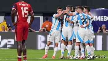Argentina shows its class in 2-0 win over gutsy Canada in Copa America semifinal