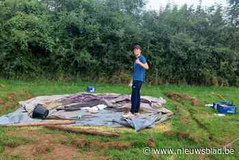 Foeriertent gaat de lucht in: Wommelgemse scouts moeten kamp in Wallonië vervroegd opbreken