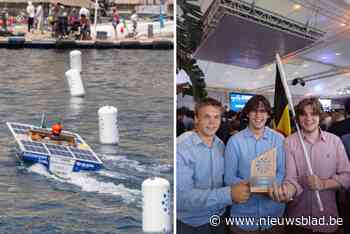 Studenten UAntwerpen zet met zelfgemaakte zonneboot mooi resultaat neer in Monaco