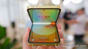 I went hands-on with Samsung's Galaxy Z Flip 6, and it's basically a high-tech fidget spinner