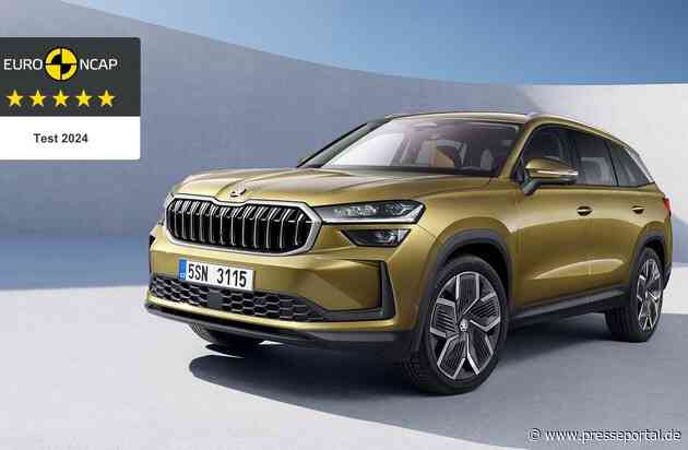 Fahrzeugsicherheit: Neuer Škoda Kodiaq und Superb erzielen 5-Sterne-Wertung bei Euro NCAP