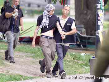 Updated: Pro-Palestinian protesters remove flags, belongings from McGill encampment