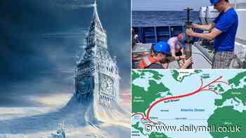 The real-life Day After Tomorrow? The Gulf Stream is weakening thanks to climate change - and it could plunge Europe into a deep freeze if it collapses, scientists warn