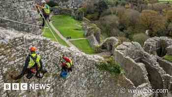 Rope teams begin three-year castle restoration