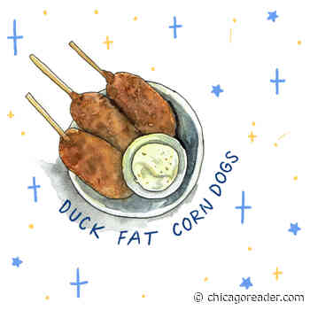 Duck fat corn dogs at Ramova Grill and Taproom