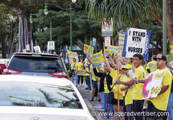 Kapiolani, Queen’s nurses picket over staff-patient ratios
