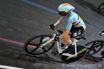 Lani Wittevrongel rekent in de scratch op haar sprint: “Zo economisch mogelijk rijden en hopen op een pelotonsprint”