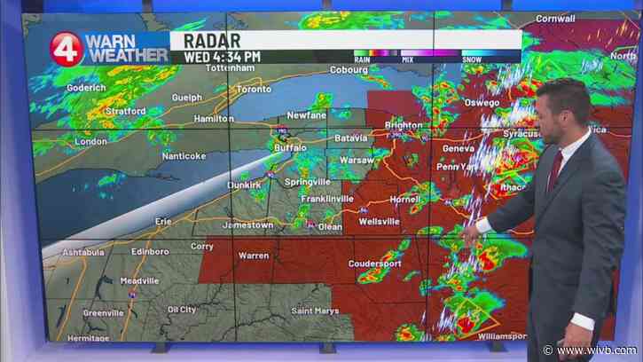 Tornado Watch dropped for most of WNY, remains in Northern PA