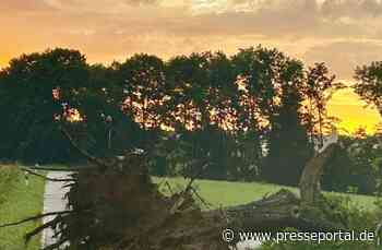 POL-PDLD: Fleißige Helfer nach Sturmschaden