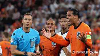 "Die Tatsache sagt alles": Van Dijk schimpft nach Halbfinal-Aus über Schiri Zwayer