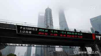 Anfang Jahr griff China mit massiven Stützungskäufen an den Aktienmärkten ein: Doch jetzt geht es wieder bergab