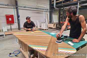 Mechels bedrijf ProjeKt 1892 ontwierp tafel voor Vive le Vélo: “Geest van de Tour de France werd in de tafel verwerkt”