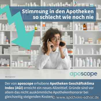 Branchen-Barometer: Stimmung in den Apotheken auf Allzeittief