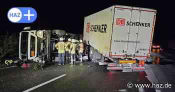 A2 Richtung Hannover wieder frei: Unfall mit Gefahrgut-Lkw in der Nacht