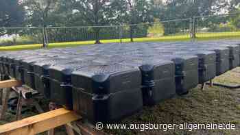 Schwimmt das Badefloß vor St. Alban bald im Wasser?