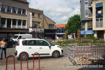 Omgewaaide boom beschadigt geparkeerde auto