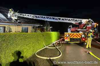 Wrexen: Dachstuhlbrand macht Haus unbewohnbar