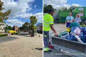 Puin ruimen op Vlaamse feestdag: recyclagepark dag extra open en ook containers in dorpskernen zijn succes