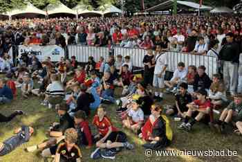 Organisatie voetbaldorp voert in allerijl herstellingswerken uit na vandalisme: “EK-finale op groot scherm komt niet in gevaar”