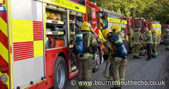 Caravan 'totally destroyed' and fence damaged after fire