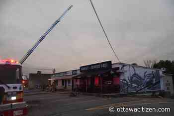 Firefighters control stubborn fire at Merivale Road diner