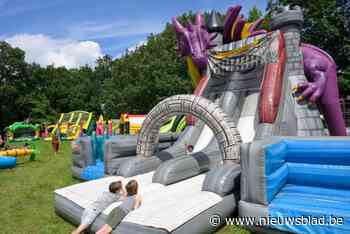 IN BEELD. Kinderen leven zich uit in springkastelendorp in Middelheimpark