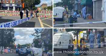 Tollington Park, Finsbury Park stabbing: Pictures from scene