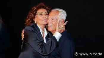 Rührende Worte zum Geburtstag: Sophia Loren macht Giorgio Armani Liebeserklärung