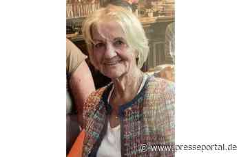 POL-HH: 240711-4. Vermisstenfahndung nach 83-Jähriger aus Hamburg-Billstedt