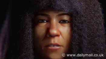 Meet the 'gilded lady': Scientists reconstruct the face of a mysterious mummy who lived in Egypt 1,500 years ago and was known for her 'golden headdress'