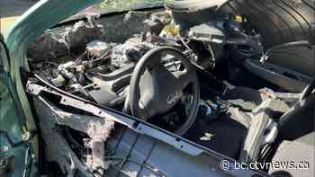 Black bear 'wreaked havoc' on car after being locked inside, RCMP say