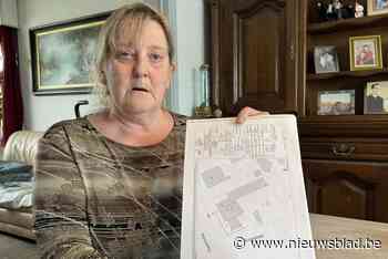 Gemeente Balen reageert nadat aannemer betonblok voor Georgines garage installeert: “Er werd naar een compromis gezocht”