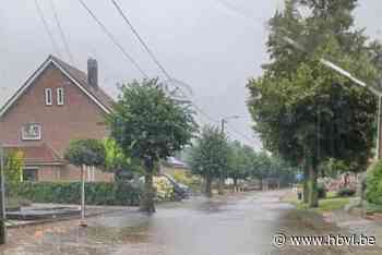 Wateroverlast in Schoolstraat Kessenich