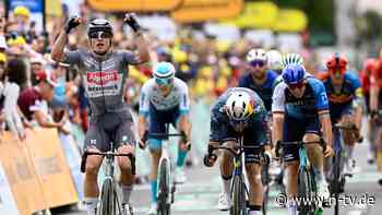 Übler Sturz auf der Zielgeraden: Philipsen gewinnt knappen Sprint - zwei Deutsche in Top 5