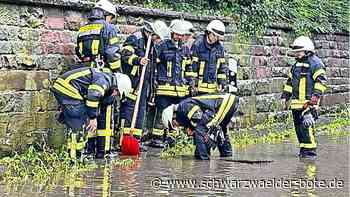 Überschwemmungen und Unfälle: Land unter nach Hagel und Starkregen: Ausnahmezustand in Calw