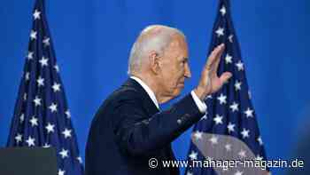 US-Wahlkampf: Großspender setzen US-Präsident Joe Biden unter Druck